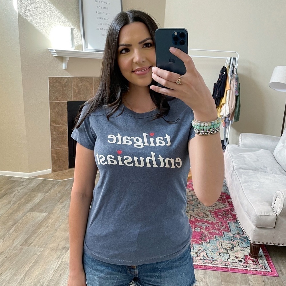 Junk Food Tailgate Enthusiast Crew Neck T- shirt